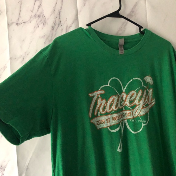TRACEY’S 2020 ST. PATRICKS DAY GREEN T SHIRT XL - Picture 5 of 7